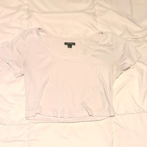 Wild Fable White Crop Top